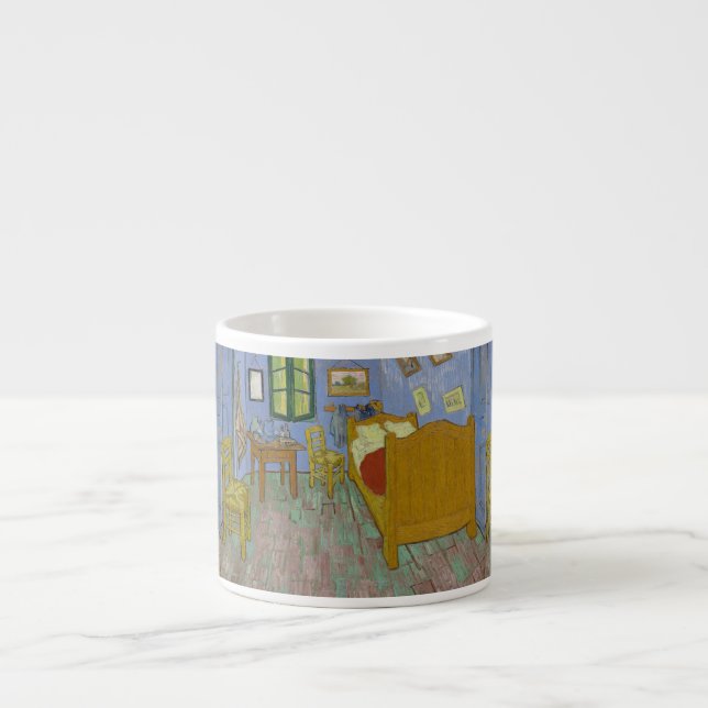 Vincent Van Gogh Sängkammar-målning Espressomugg (Framsidan)