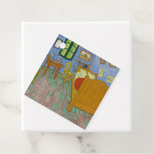 Vincent Van Gogh Sängkammar Målning Gåvor Etiketter
