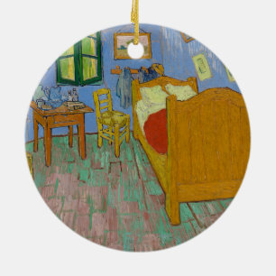 Vincent Van Gogh Sängkammar Målning Julgransprydnad Keramik
