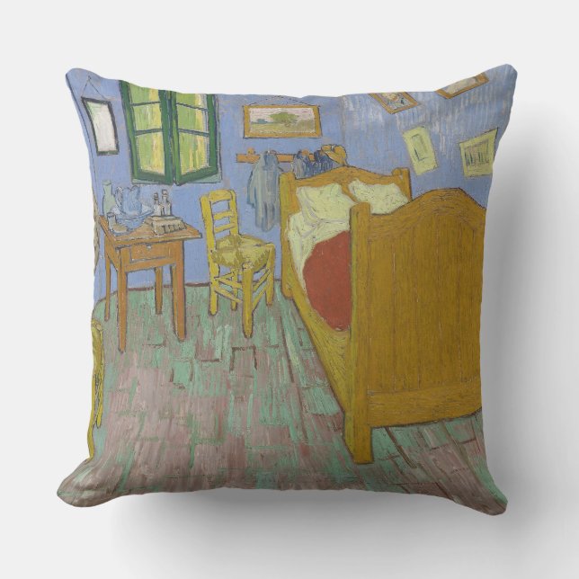 Vincent Van Gogh Sängkammar Målning Kudde (Framsida)