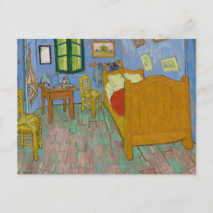 Vincent Van Gogh Sängkammar Målning Vykort