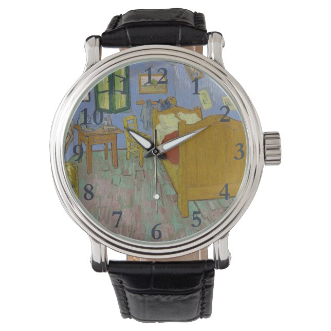 Vincent Van Gogh Sängkammarskildring Armbandsur (Framsida)