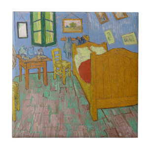 Vincent Van Gogh Sängkammarskildring Kakelplatta