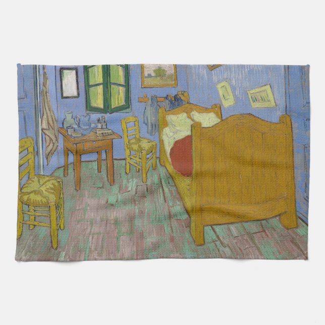 Vincent Van Gogh Sängkammarskildring Kökshandduk (Horisontell)