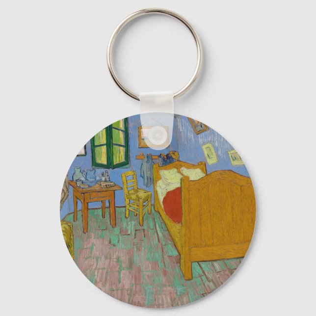 Vincent Van Gogh Sängkammarskildring Nyckelring (Framsida)