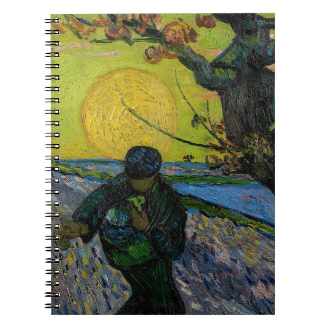Vincent van Gogh - Såningsmannen  Anteckningsbok (Framsidan)