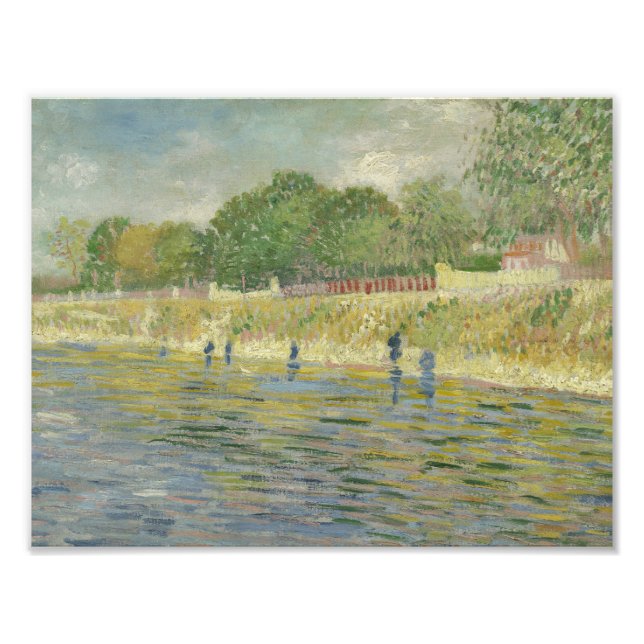 Vincent van Gogh - Seine-banken Fototryck (Framsidan)