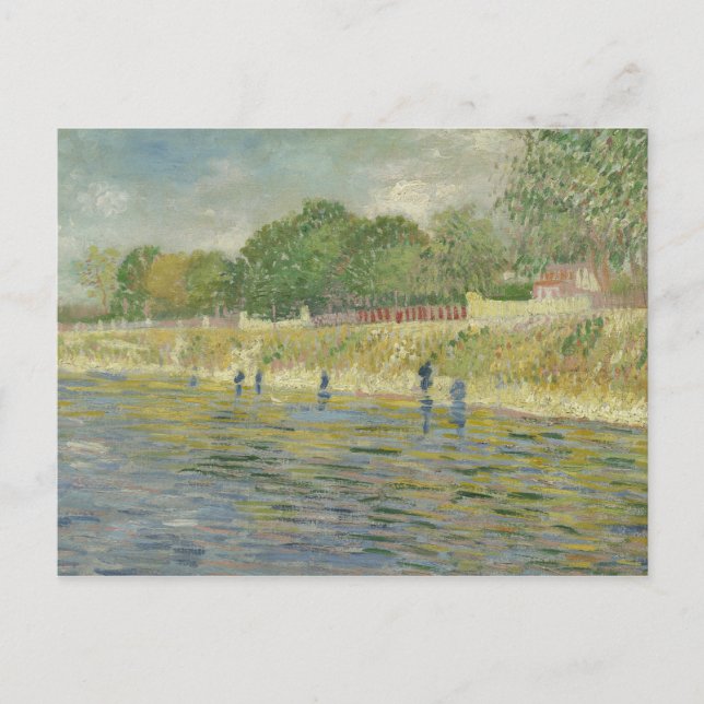 Vincent van Gogh - Seine-banken Vykort (Framsida)