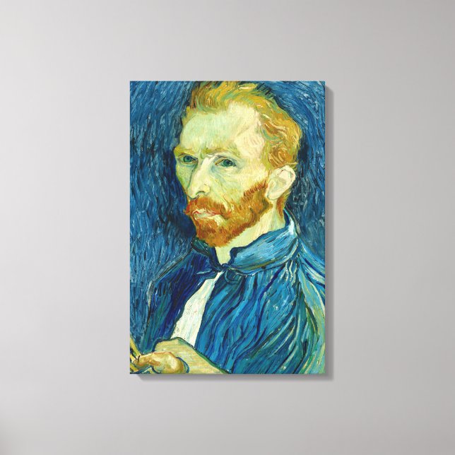 Vincent van Gogh Self-Portrait Canvas Print (Framsida)