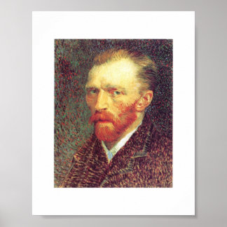 Vincent van Gogh - Self-porträtt 1887 Poster