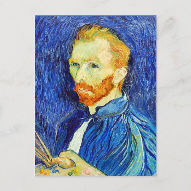 Vincent van Gogh - Self-Porträtt, 1889, Vykort (Framsida)