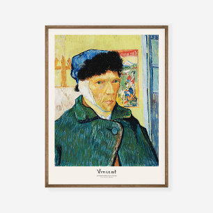 Vincent Van Gogh Self-Porträtt Bandaged Ear Art Poster