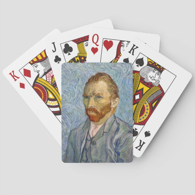 Vincent Van Gogh - Self-Porträtt Casinokort (Baksidan)