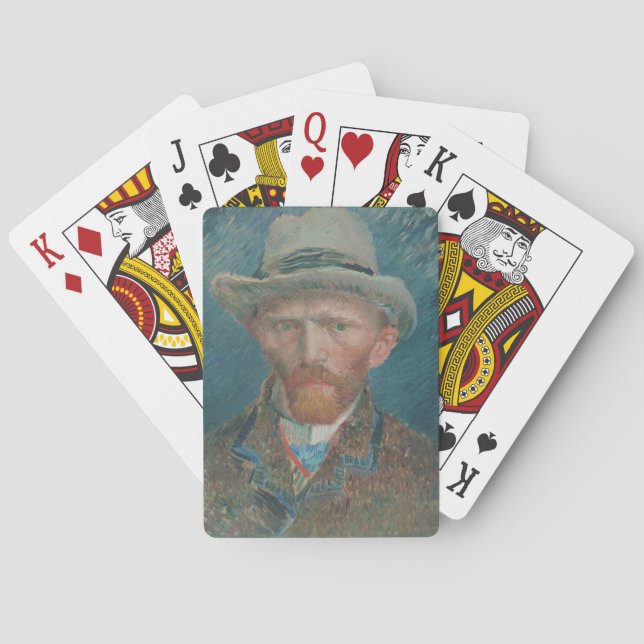 Vincent van Gogh Self-porträtt Casinokort (Baksidan)