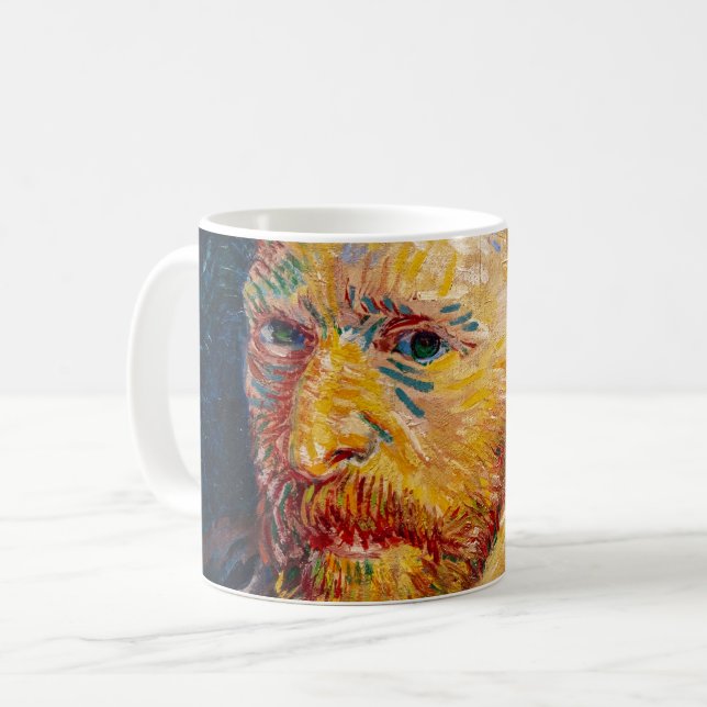 Vincent Van Gogh - Self-Porträtt Kaffemugg (Framsida vänster)