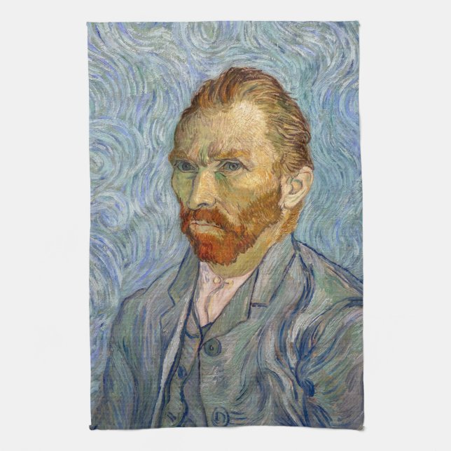 Vincent Van Gogh - Self-Porträtt Kökshandduk (Vertikal)
