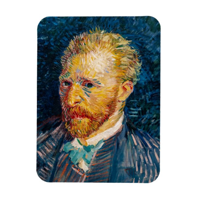 Vincent Van Gogh - Self-Porträtt Magnet (Vertikal)