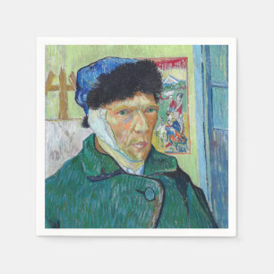 Vincent van Gogh - Self-porträtt med förbandat öra Pappersservett