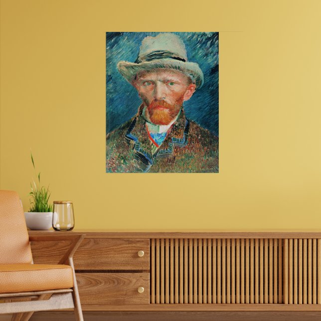 Vincent van Gogh, Self-Porträtt med Hat Poster (Vardagsrum 2)