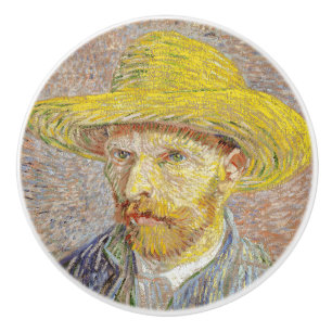 Vincent van Gogh - Self-porträtt med Straw Hat Knopp