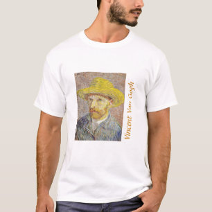 Vincent van Gogh - Self-porträtt med Straw Hat T Shirt