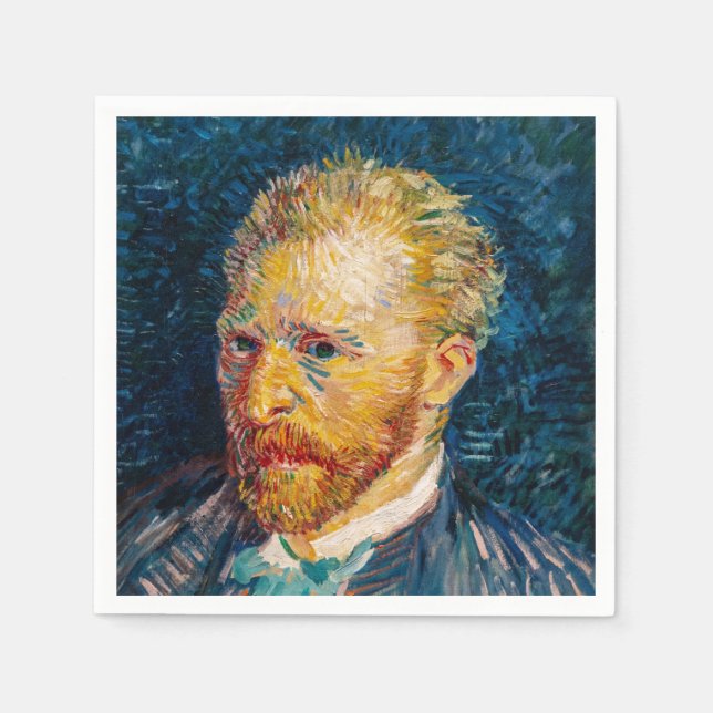 Vincent Van Gogh - Self-Porträtt Pappersservett (Framsidan)