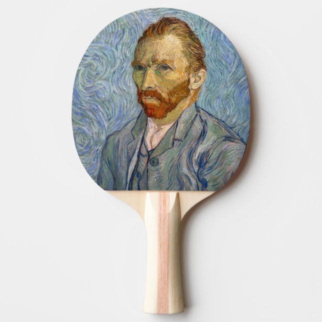 Vincent Van Gogh - Self-Porträtt Pingisracket (Framsidan)