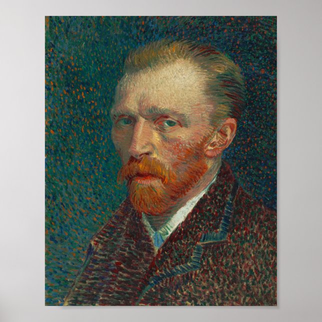 Vincent van Gogh - Self-Porträtt Poster (Framsidan)