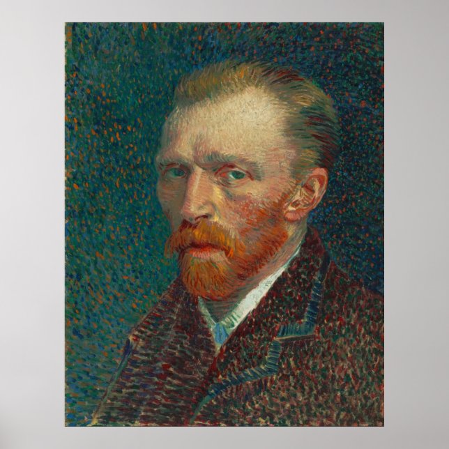 Vincent Van Gogh Self-Porträtt Poster (Framsidan)