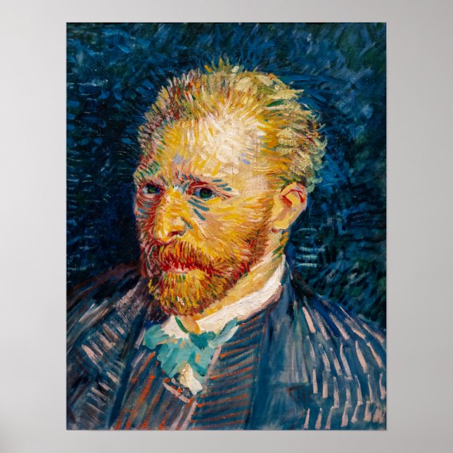 Vincent Van Gogh - Self-Porträtt Poster (Framsidan)
