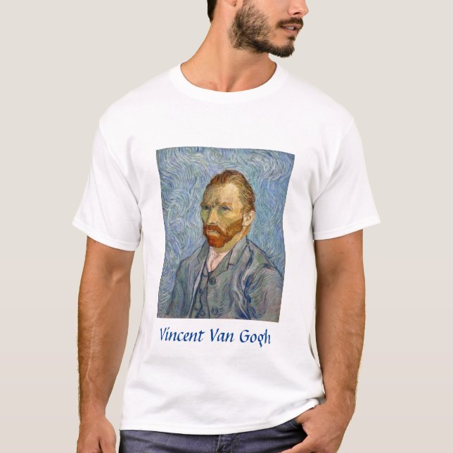 Vincent Van Gogh - Self-Porträtt T Shirt (Framsida)