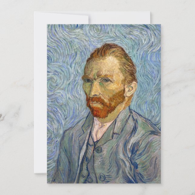 Vincent Van Gogh - Self-Porträtt Tack Kort (Framsida)