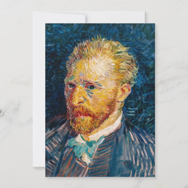 Vincent Van Gogh - Self-Porträtt Tack Kort (Framsida)