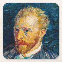 Vincent Van Gogh - Self-Porträtt Underlägg Papper Kvadrat