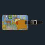 Vincent Van Gogh. Sesrum. Impressionistisk vintage Bagagebricka<br><div class="desc">Vincent Van Gogh "Bedroom"-bagagemärke.</div>