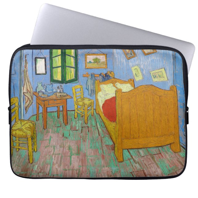 Vincent Van Gogh. Sesrum. Impressionistisk vintage Laptop Fodral (Framsidan)
