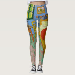 Vincent Van Gogh. Sesrum. Impressionistisk vintage Leggings