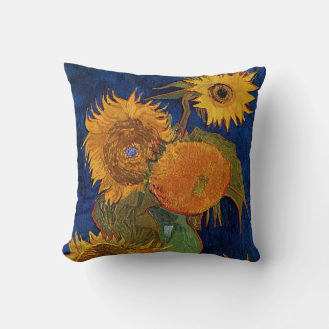 Vincent van Gogh Sex Sunblommor GalleryHD Fine Art Kudde (Framsida)