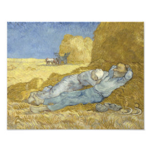Vincent van Gogh - Siesta (efter Millet) Fototryck