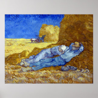 Vincent van Gogh Siesta Poster