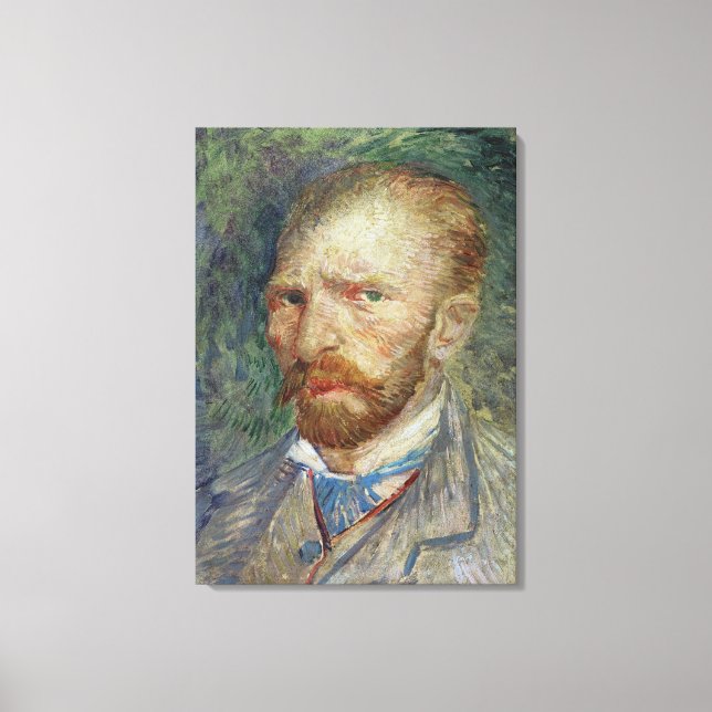 Vincent van Gogh | Självporträtt, 1887 Canvastryck (Framsida)