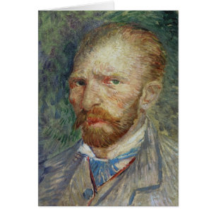 Vincent Van Gogh självporträtt, 1887 Hälsningskort