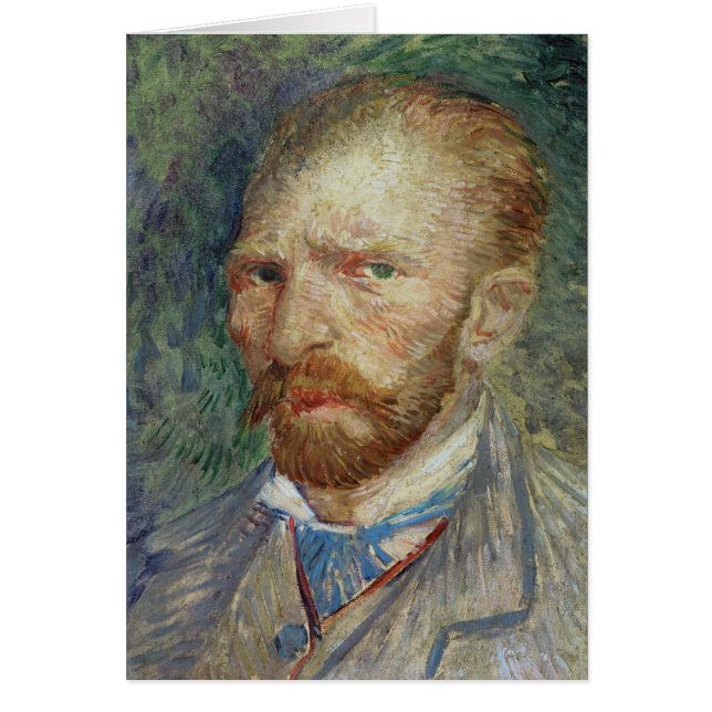 Vincent Van Gogh | självporträtt, 1887 Hälsningskort (Framsidan)