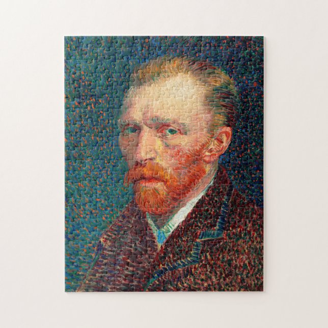 Vincent van Gogh Självporträtt 1887 Pussel (Vertikal)