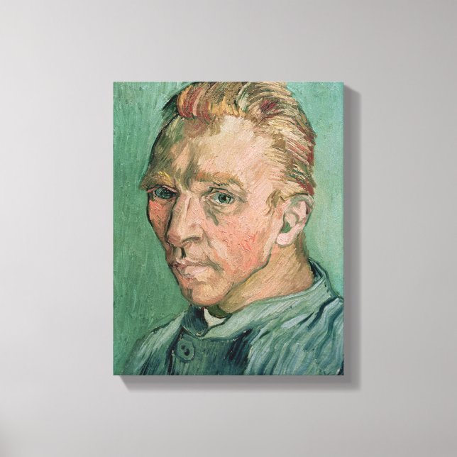 Vincent van Gogh | Självporträtt, 1889 Canvastryck (Framsida)