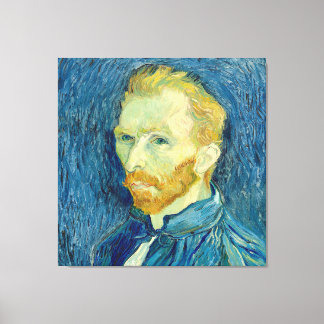 Vincent Van Gogh Självporträtt 1889 Faux Canvas Pr