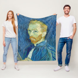 Vincent Van Gogh Självporträtt 1889 Fleecefilt