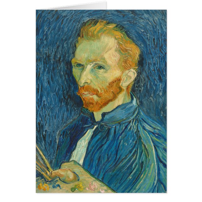 Vincent van Gogh | Självporträtt, 1889 Hälsningskort (Framsidan)