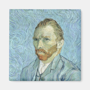 Vincent Van Gogh självporträtt, 1889 Magnet