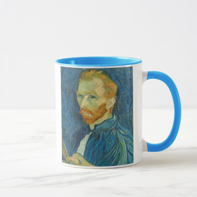 Vincent Van Gogh | självporträtt, 1889 Mugg (Höger)